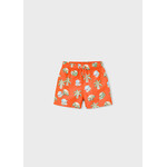 Mayoral MAYORAL - Short de maillot de bain orange avec animaux cubiques