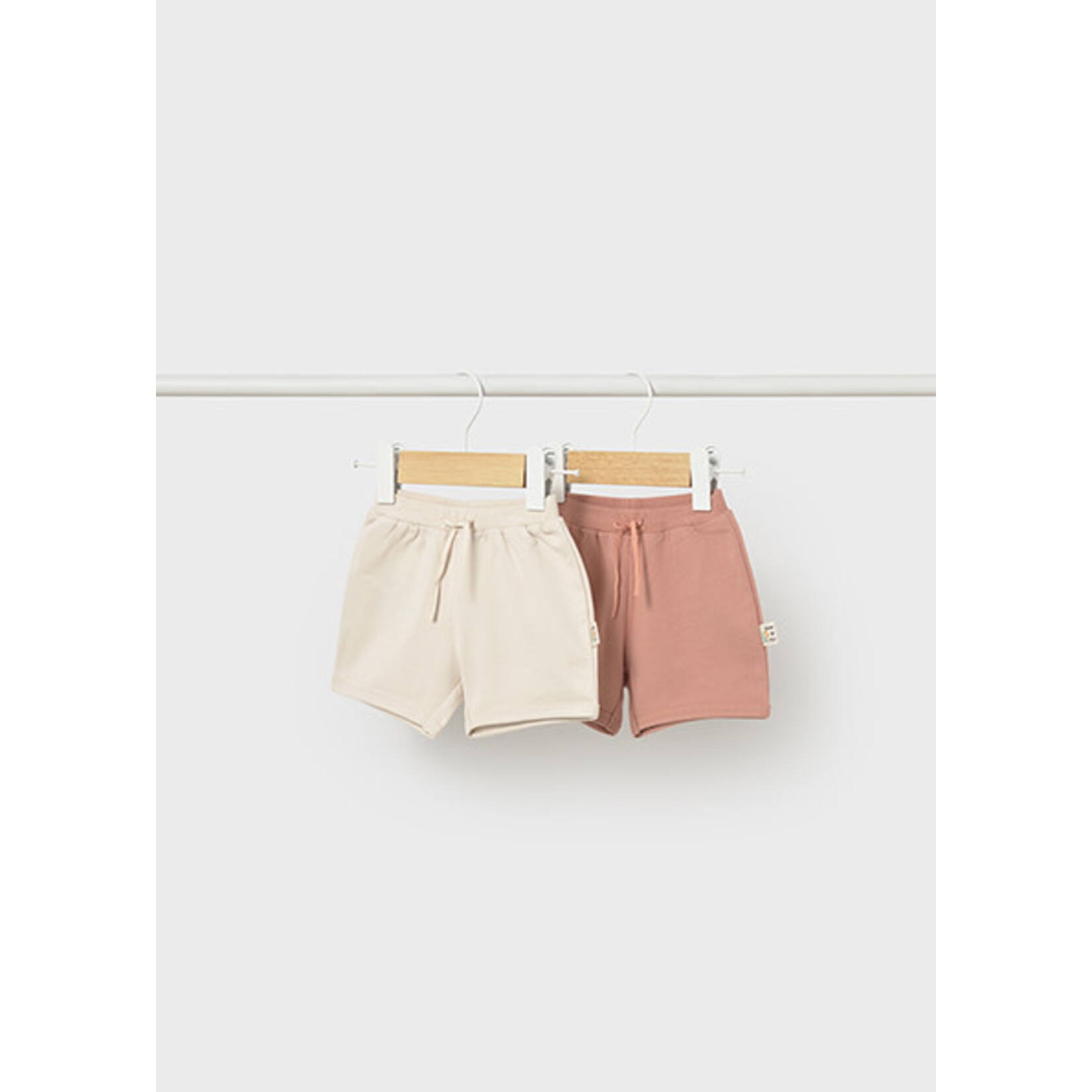 Mayoral MAYORAL - Short beige en molleton avec un cordon à la taille