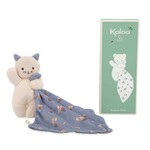 Kaloo KALOO - Soft Square Comforter with Plush Toy - Lilac Cat