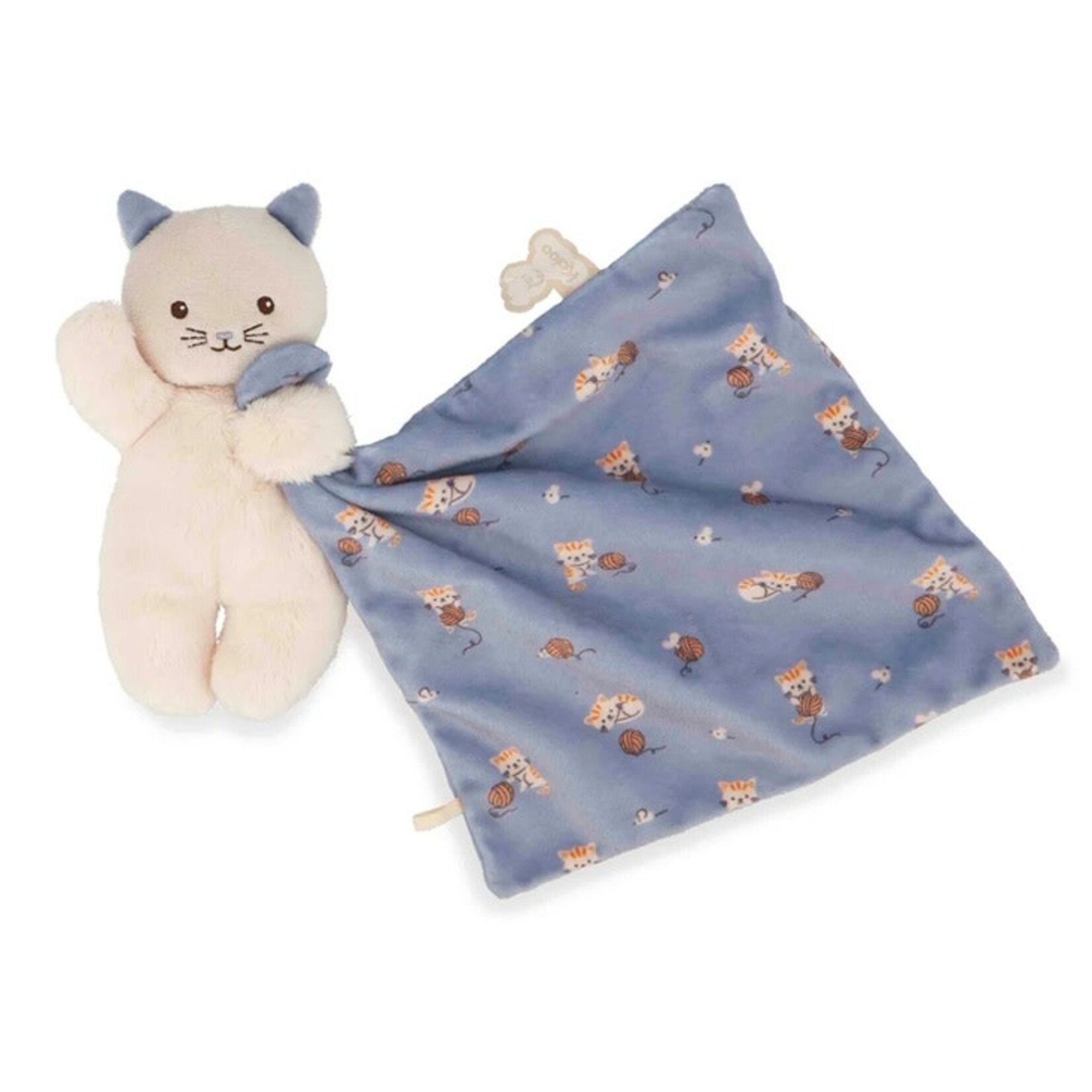 Kaloo KALOO - Soft Square Comforter with Plush Toy - Lilac Cat