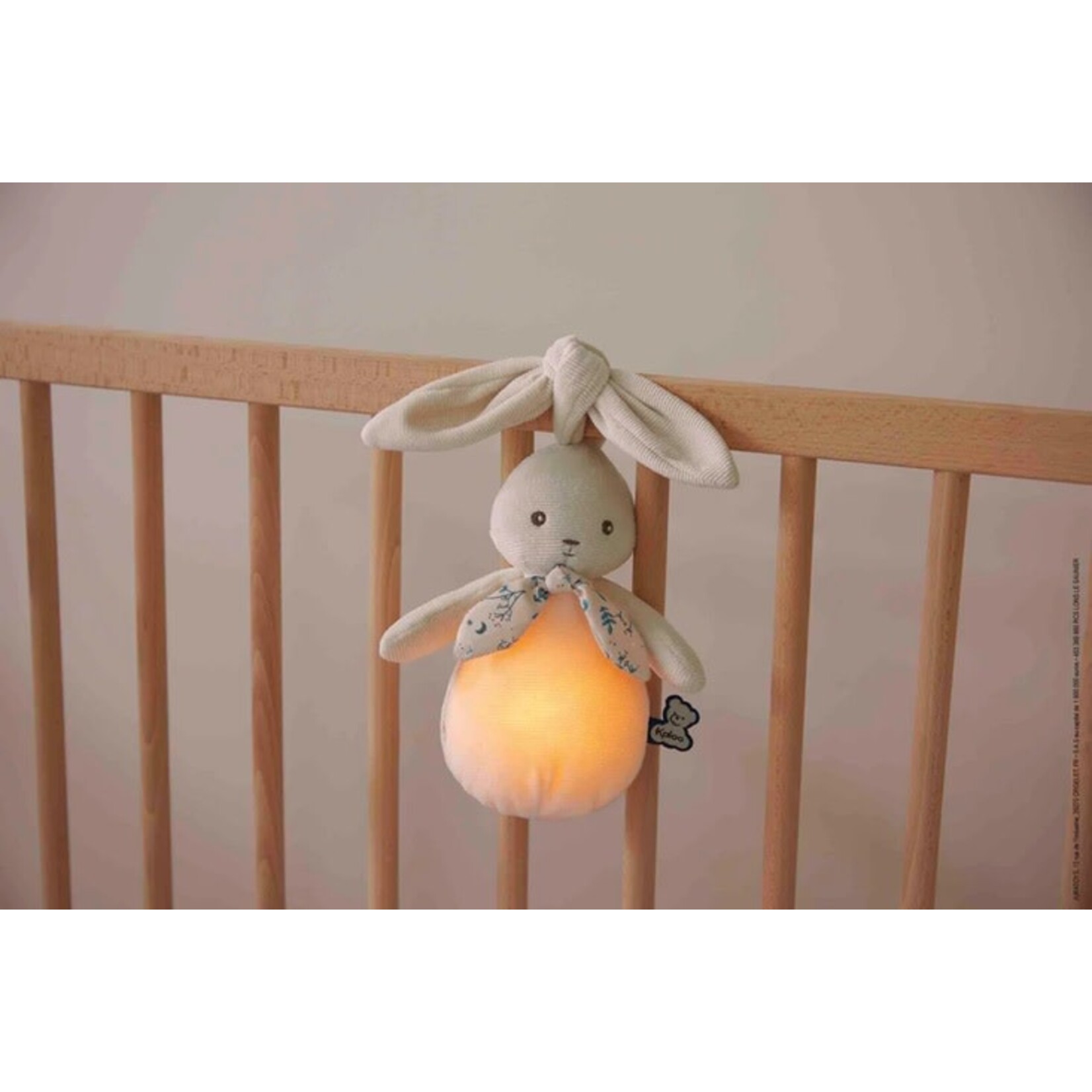 Kaloo KALOO -  Peluche veilleuse nomade - Lapinoo crème