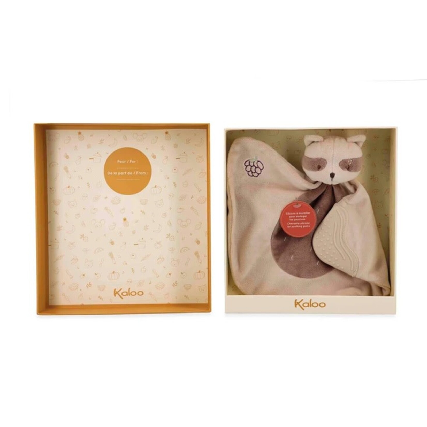 Kaloo KALOO - Teething Plush Toy - Raccoon