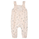 Petit Lem PETIT LEM - Pale pink sleeveless romper with tulip print
