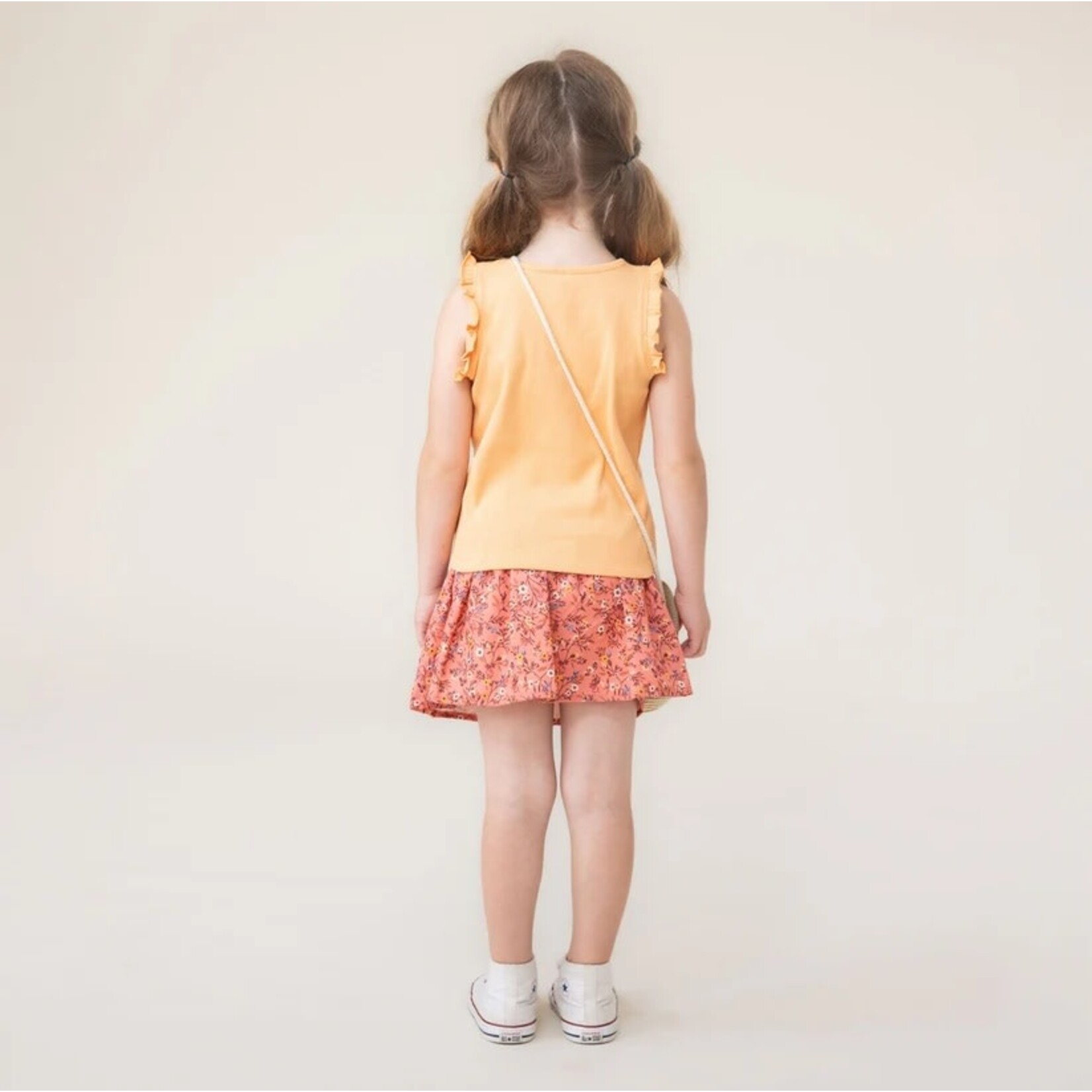 Nanö NANÖ - Sac à bandoulière beige avec un porte-clé cheval 'Le club des cowgirls'