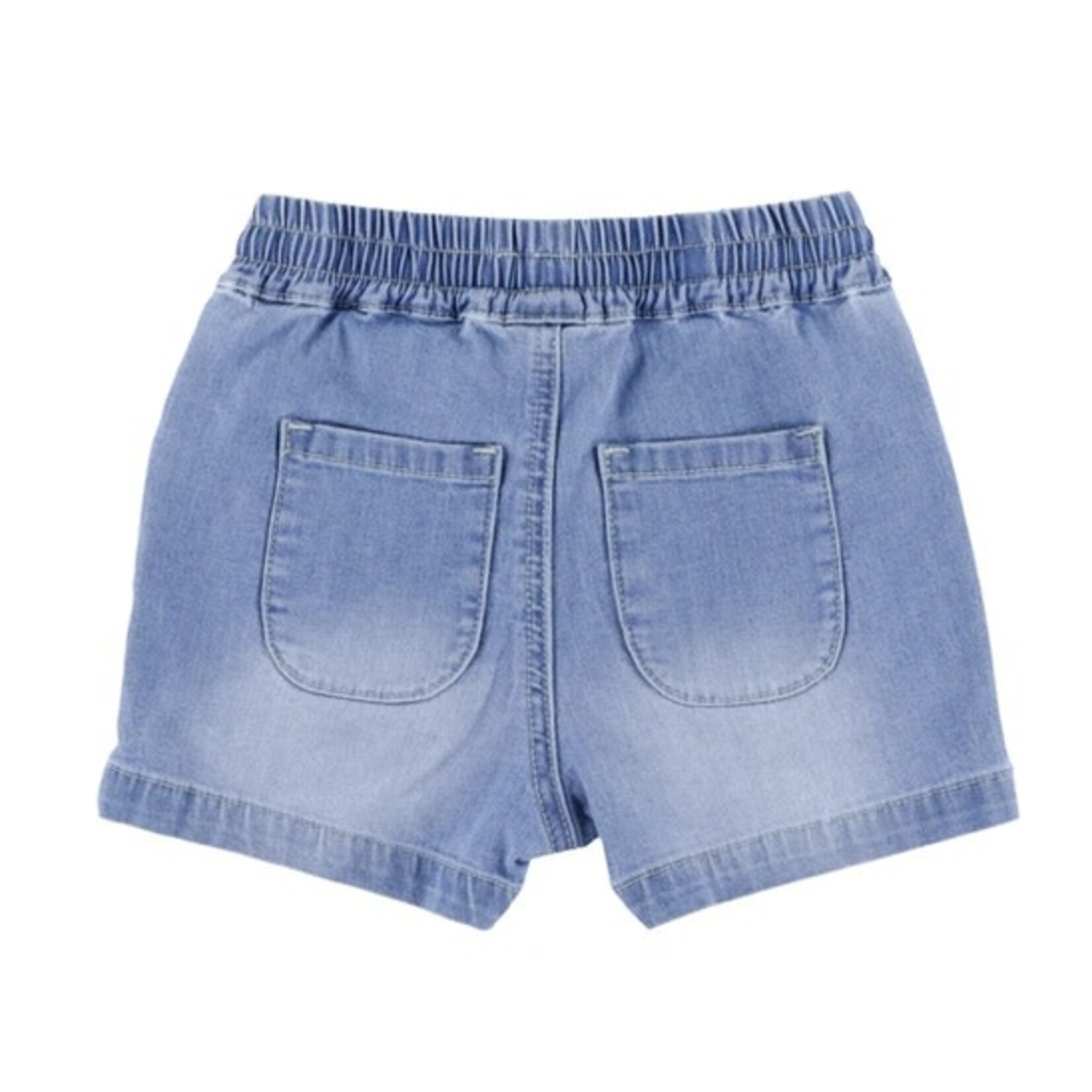Nanö NANÖ - Soft denim shorts with waistband and white drawstring 'Seaside Holiday'