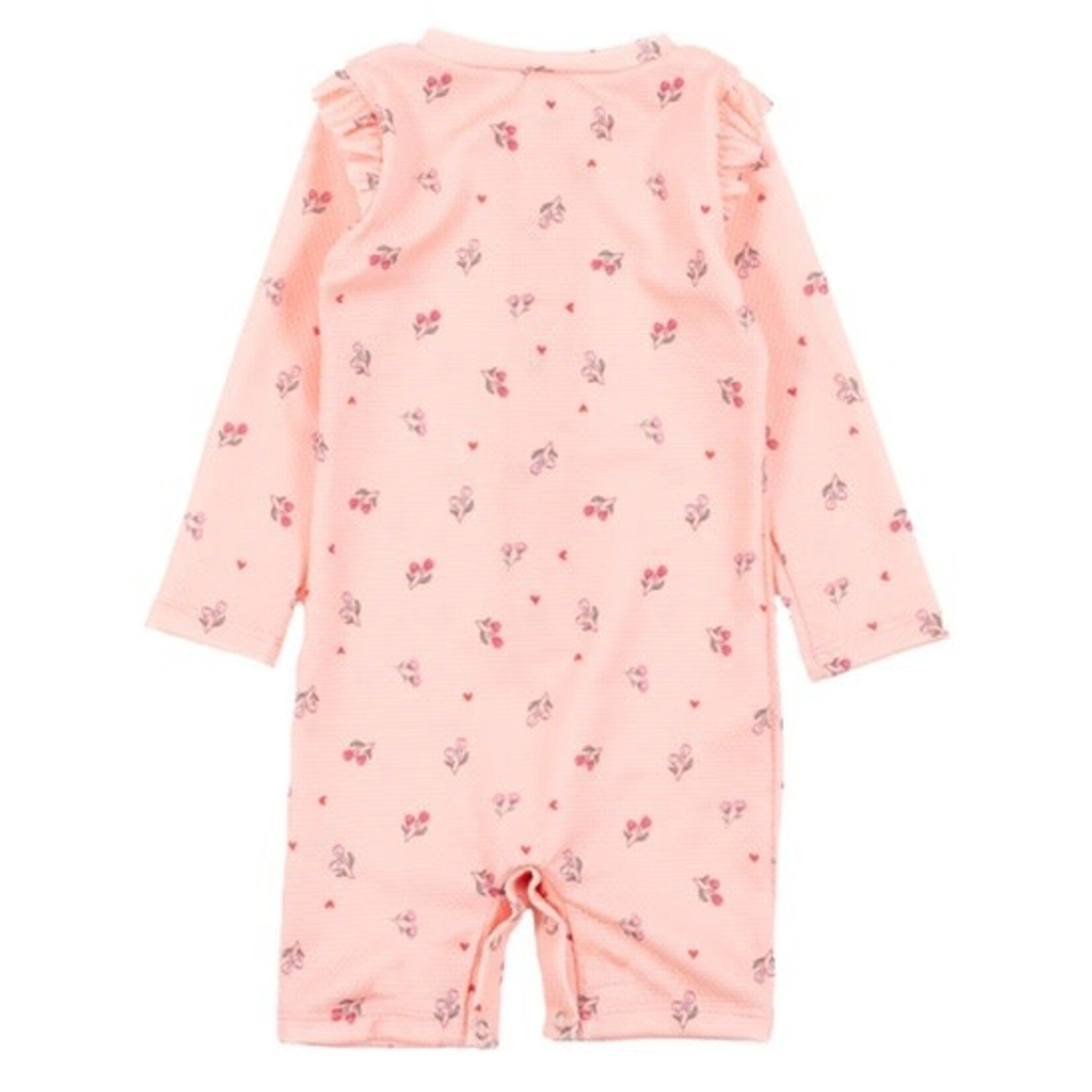 Nanö NANÖ - Maillot une pièce dermoprotecteur corail à manches longues et imprimé de tulipes