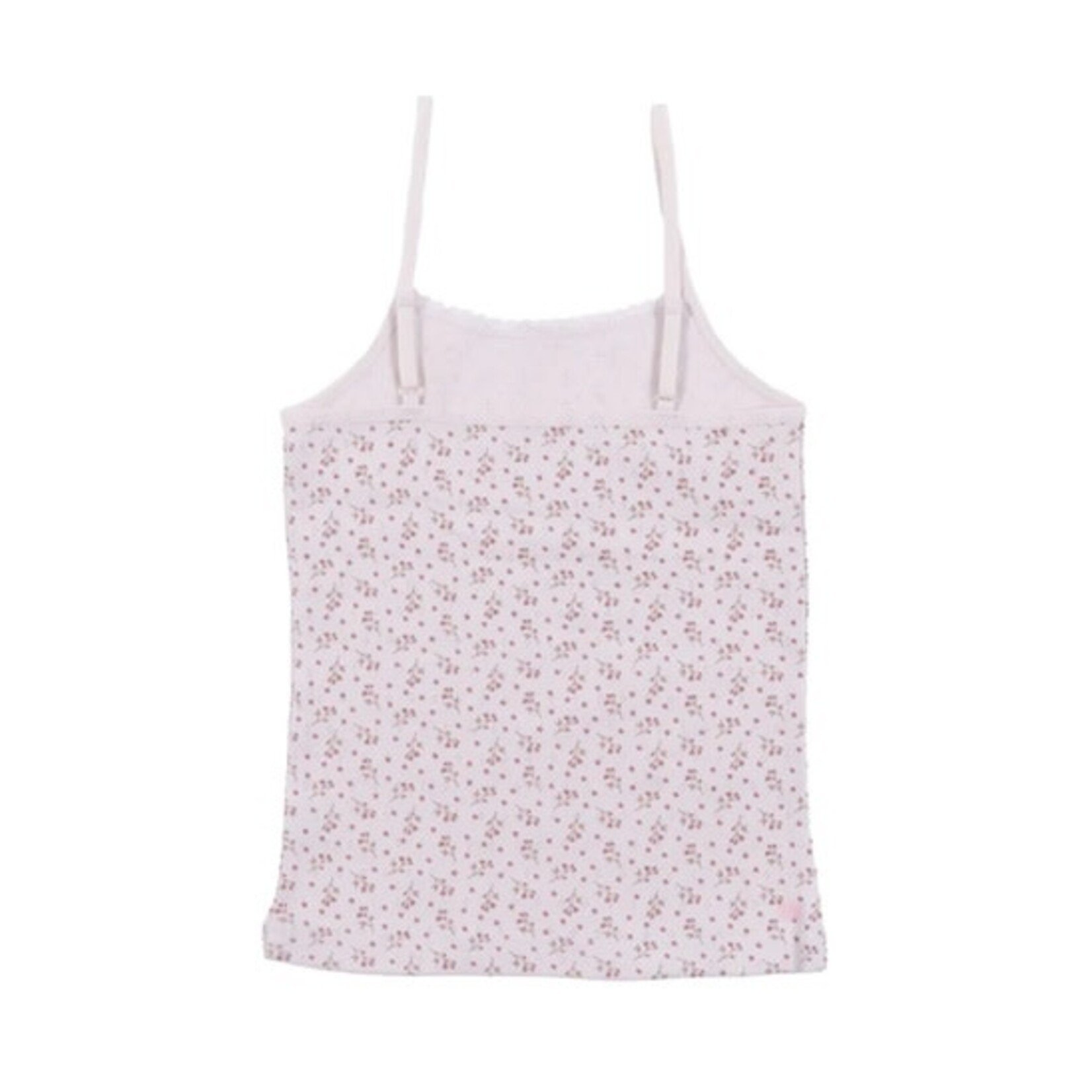 Nanö NANÖ - Lot de 2 camisoles  ' Rose - Blanche avec fleurs '