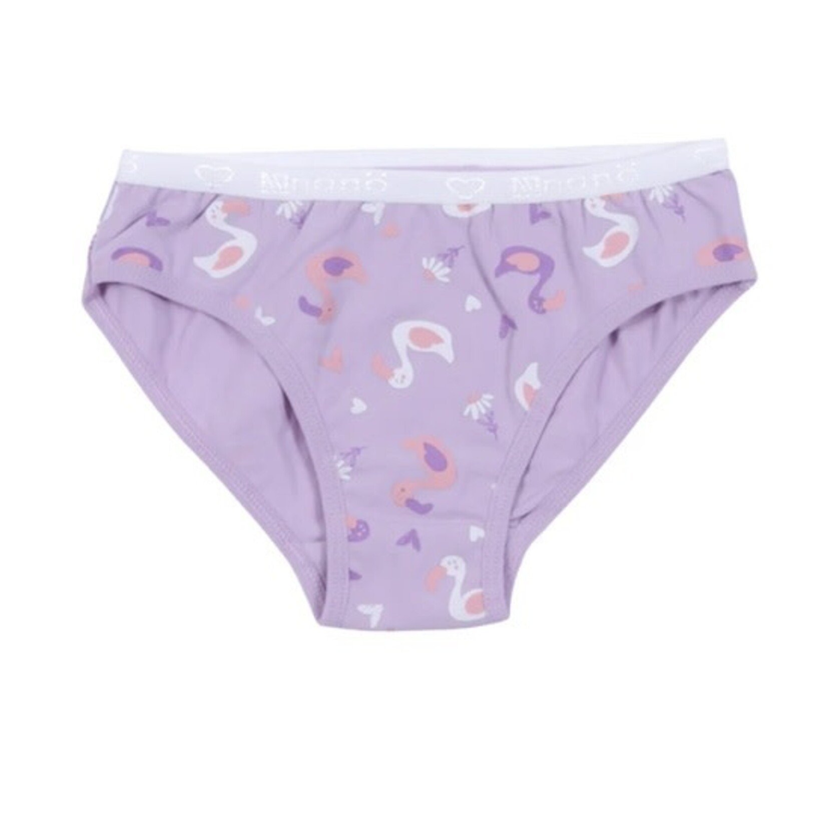 Nanö NANÖ - Lot de 3 culottes 'Capybaras et oiseaux - Bleu - Rose - Mauve'