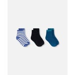 Deux par Deux DEUX PAR DEUX - Socks (3 Pairs) Set Striped Blue