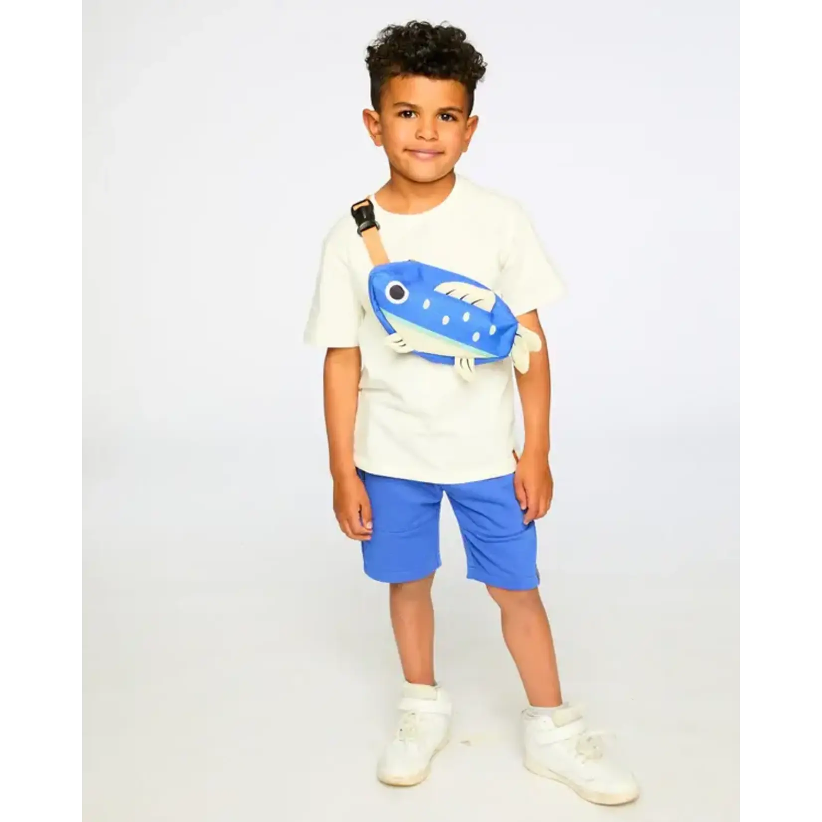 Deux par Deux DEUX PAR DEUX -  Sac banane poisson bleu royal