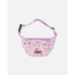 Deux par Deux DEUX PAR DEUX -  Fanny Pack Purple Flower Print
