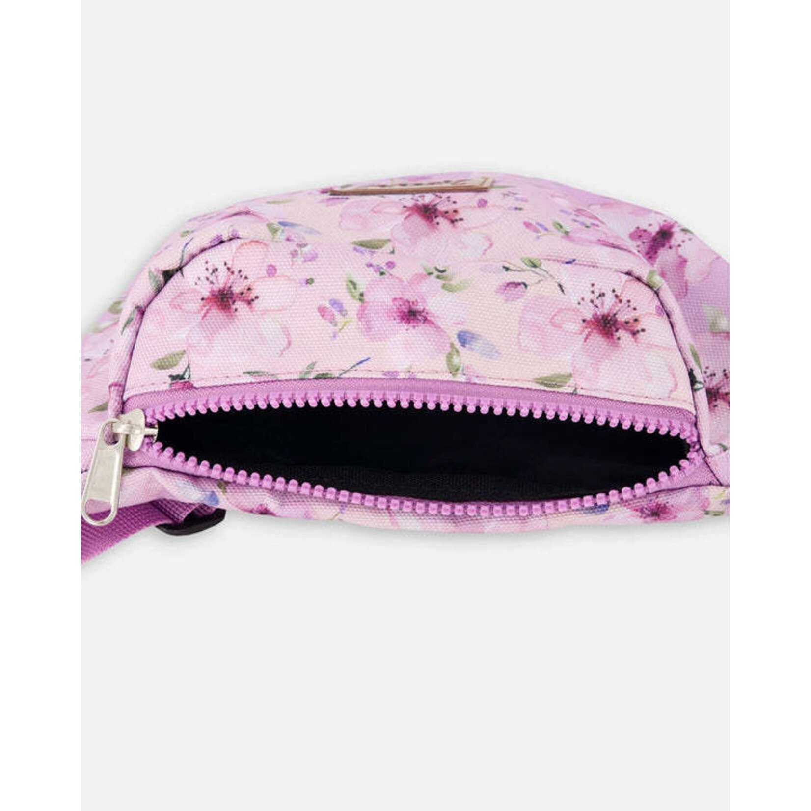 Deux par Deux DEUX PAR DEUX -  Fanny Pack Purple Flower Print