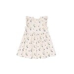 Coccoli COCCOLI - Robe beige avec imprimé de mûres