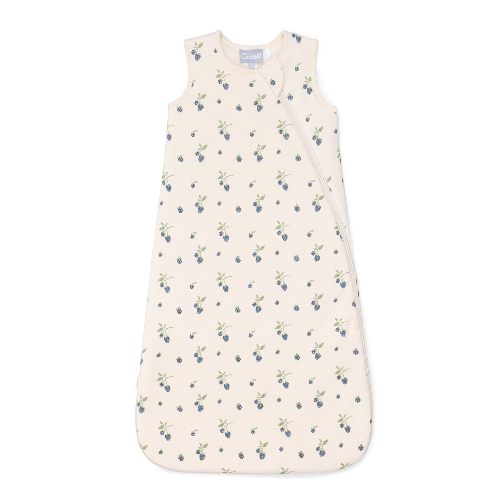 Coccoli COCCOLI - Beige Sleeping Bag with Blackberry Pattern - 1.5 TOGS