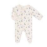 Coccoli COCCOLI - Pyjama une pièce pour bébé en modal beige avec imprimé de mûres