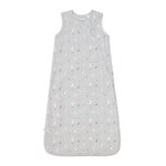 Coccoli COCCOLI - Blue-grey Sleeping Bag with Rabbit Pattern - 1.5 TOGS