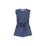 Boboli BOBOLI - Navy blue romper with leaf print