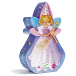 Djeco DJECO - Silhouette Puzzle / The Fairy and the Unicorn / 36 pieces
