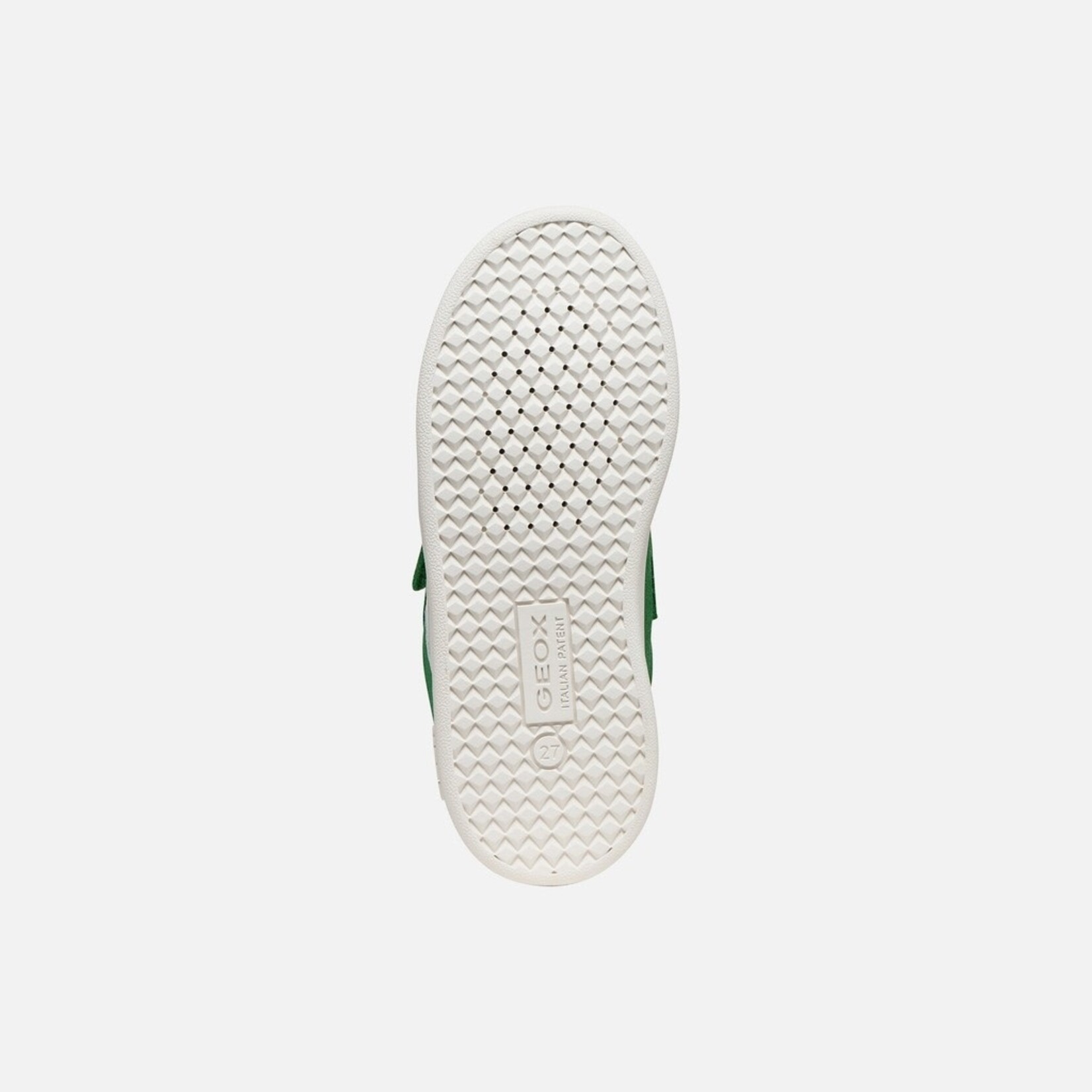 Geox GEOX - Green Sneakers with White Bands 'Eclyper - Green/White'