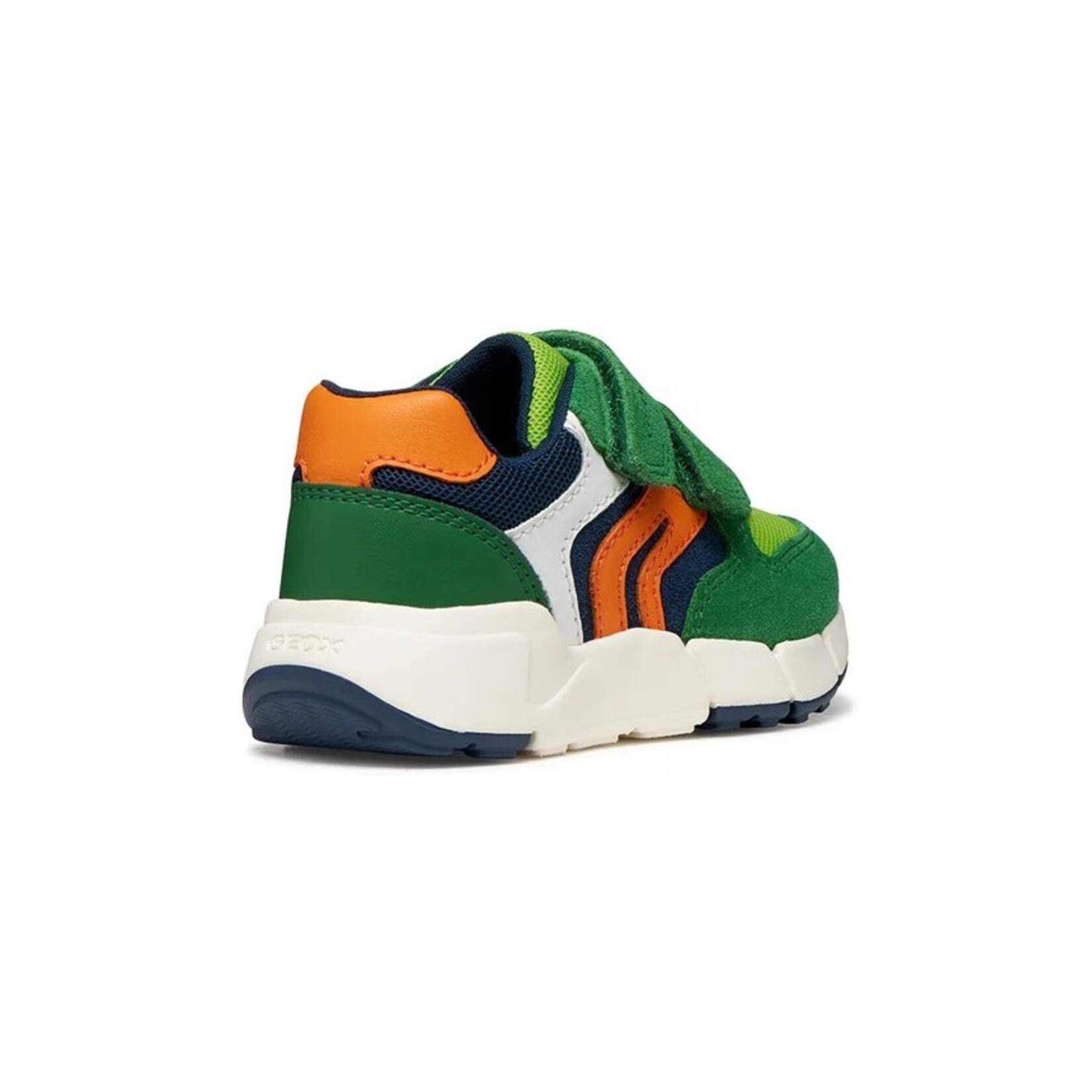 Geox GEOX - 'B Flexyper Mini' Velcro Sports Shoes - Green/Orange