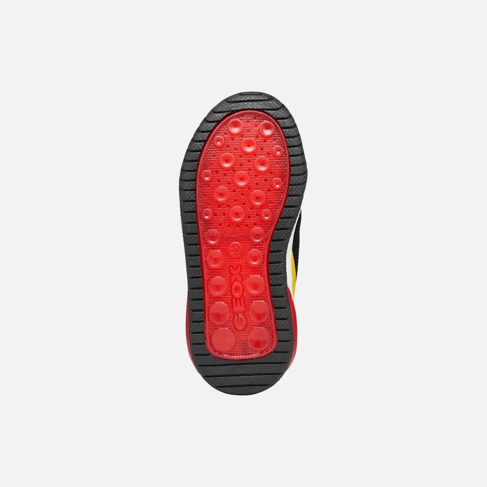Geox GEOX - Running Shoes with Light Up Soles 'J. Inek - Black/Yellow'
