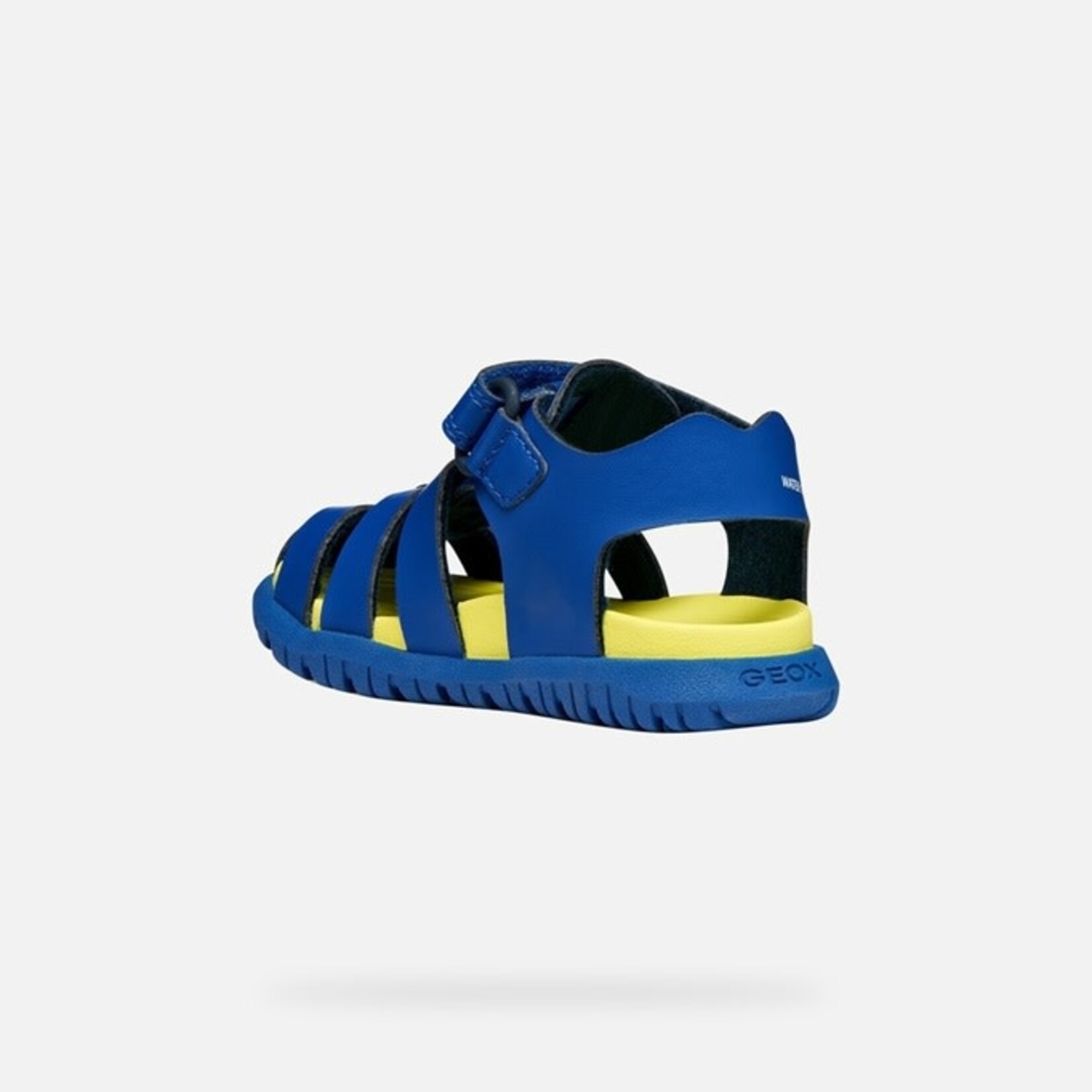 Geox GEOX - Closed-toe sandals for little ones 'B Sandal Fusbetto - Royal/Lime'