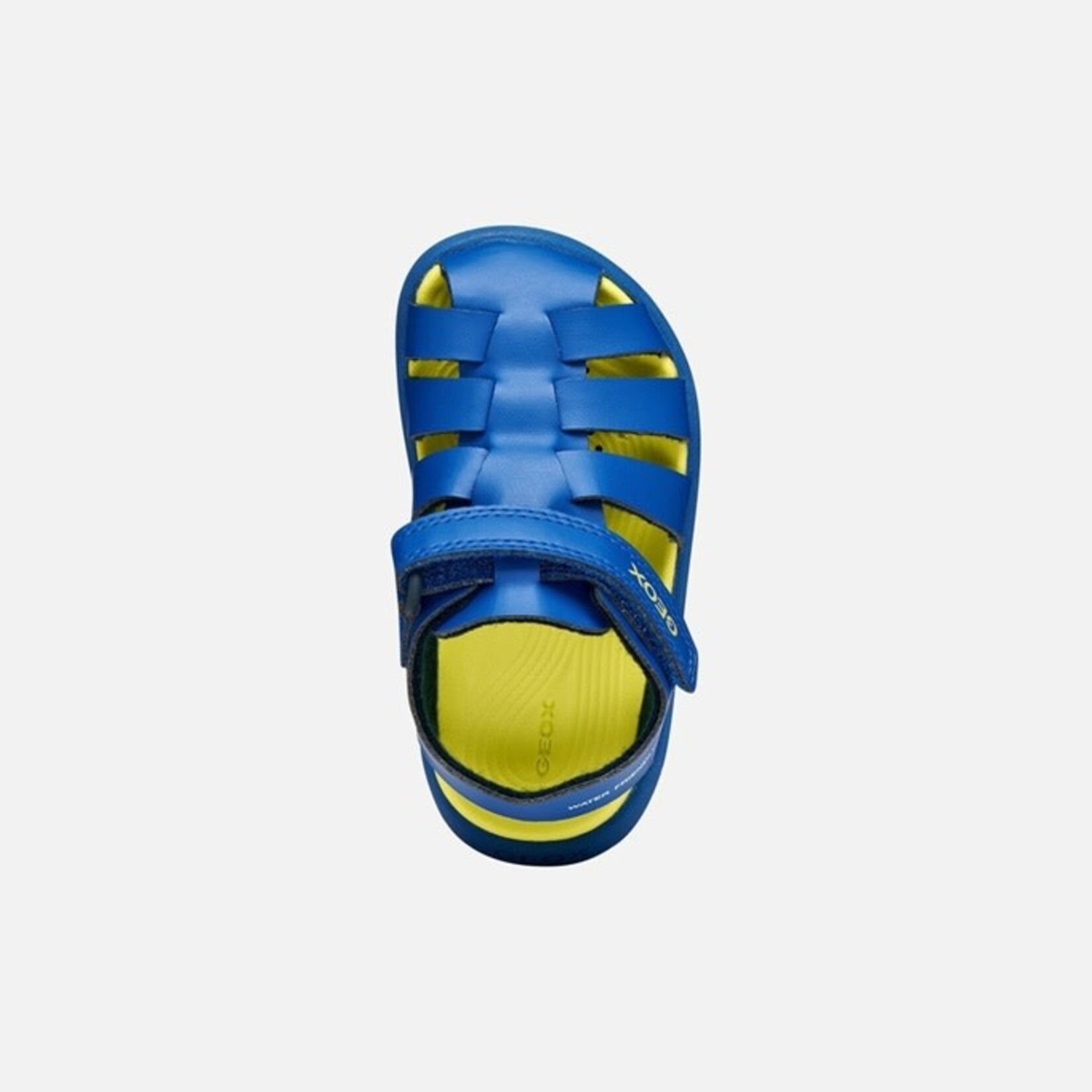 Geox GEOX - Closed-toe sandals for little ones 'B Sandal Fusbetto - Royal/Lime'