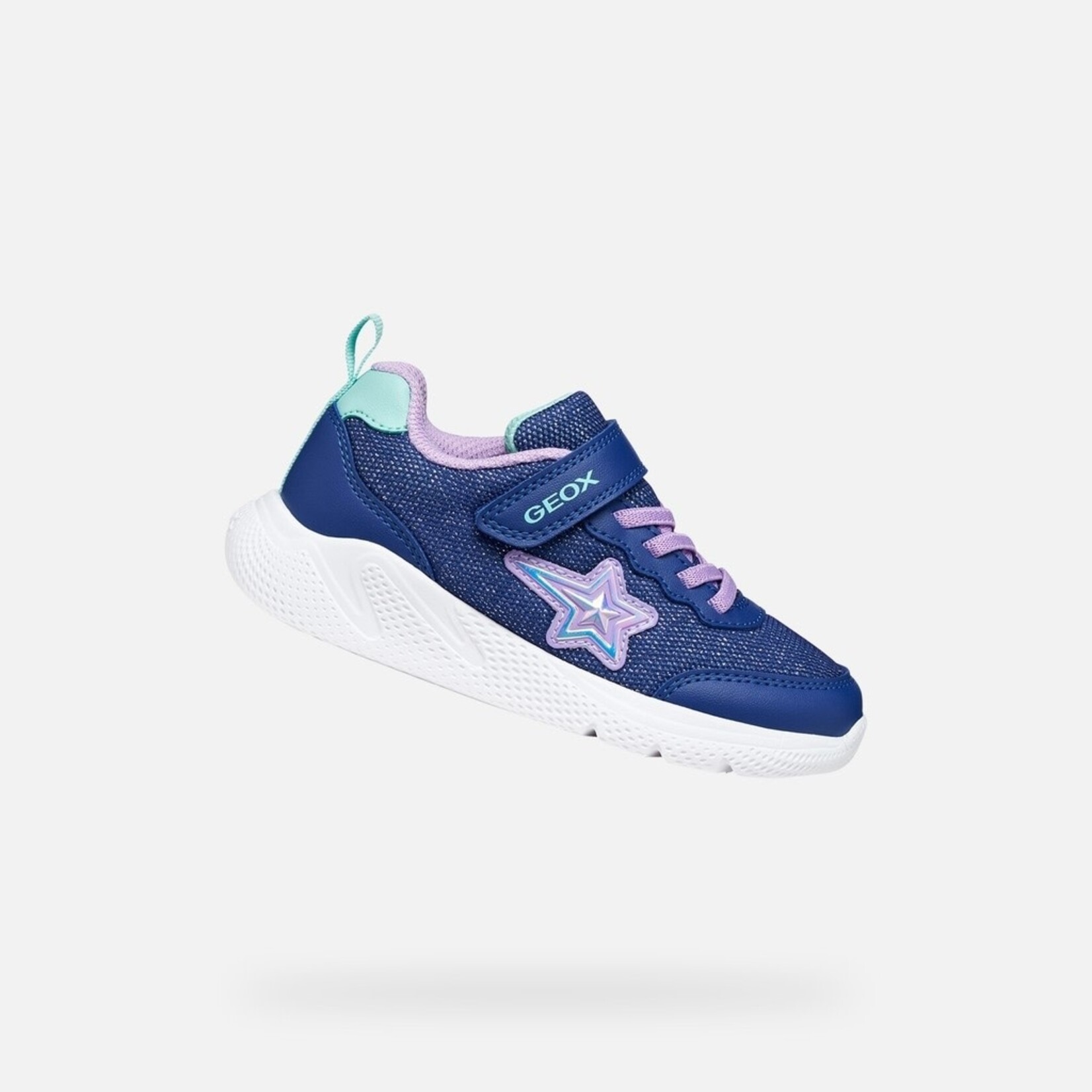 Geox GEOX - Sparkly Running Shoes 'Sprintye - Blue/Lilac'