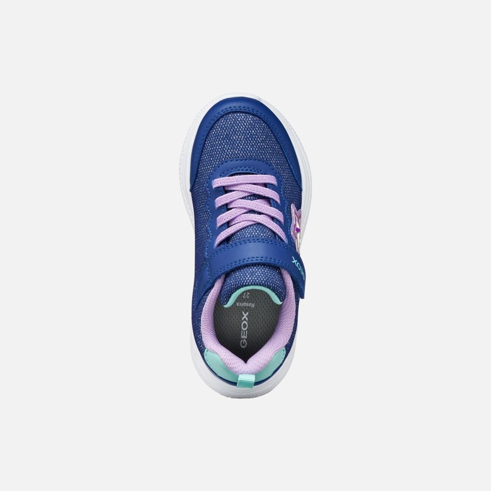Geox GEOX - Sparkly Running Shoes 'Sprintye - Blue/Lilac'