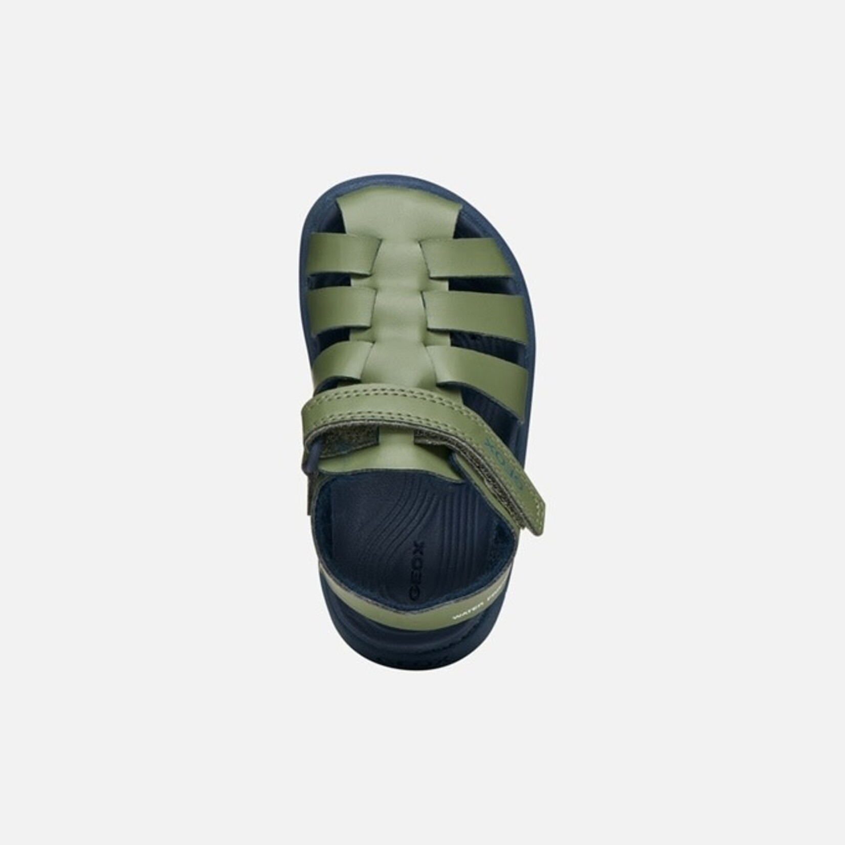 Geox GEOX - Sandales à bout fermé pour petits  'B Sandal Fusbetto - Sage/Navy'