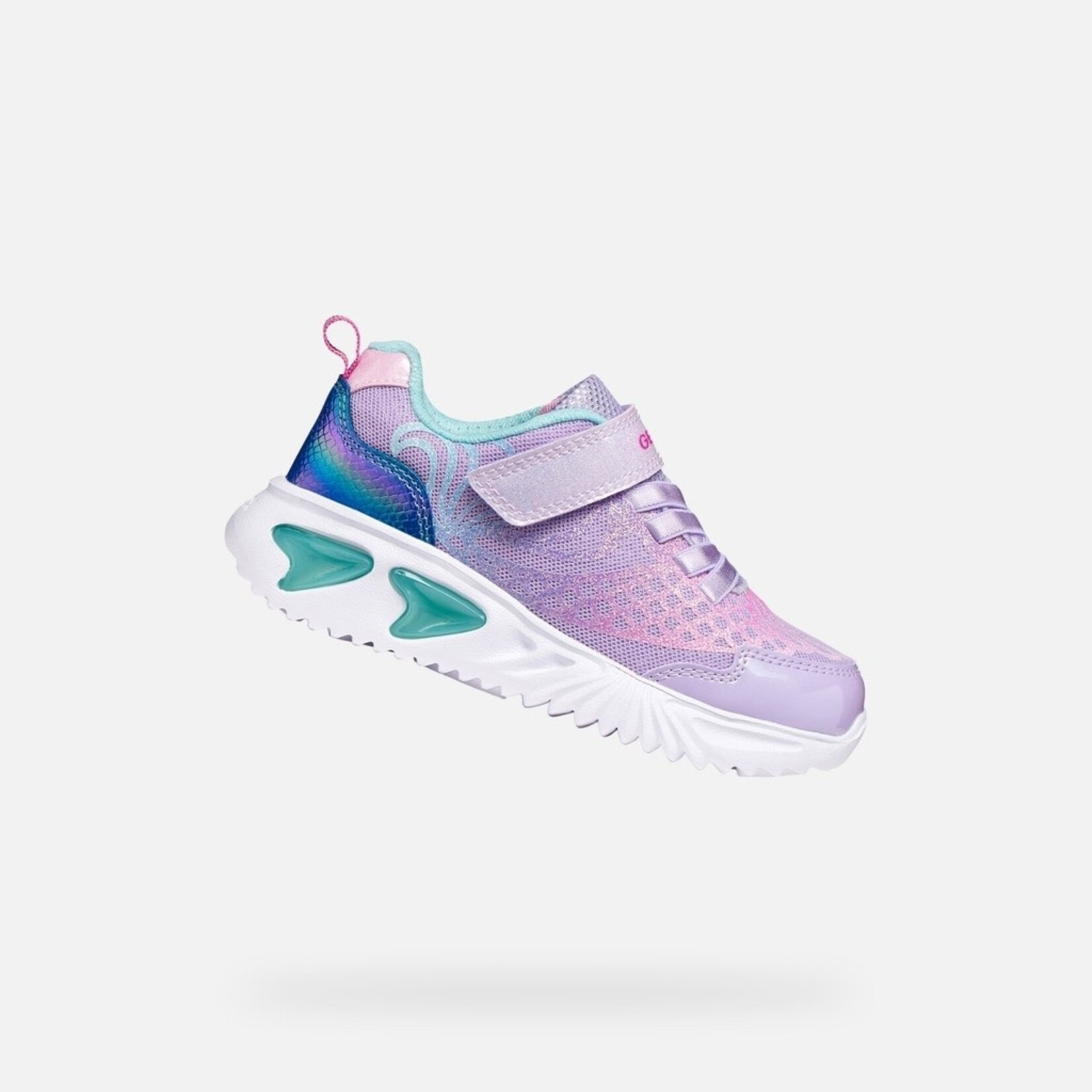 Geox GEOX - Sports shoes with lights 'J. Assister - Lilac/Watersea'