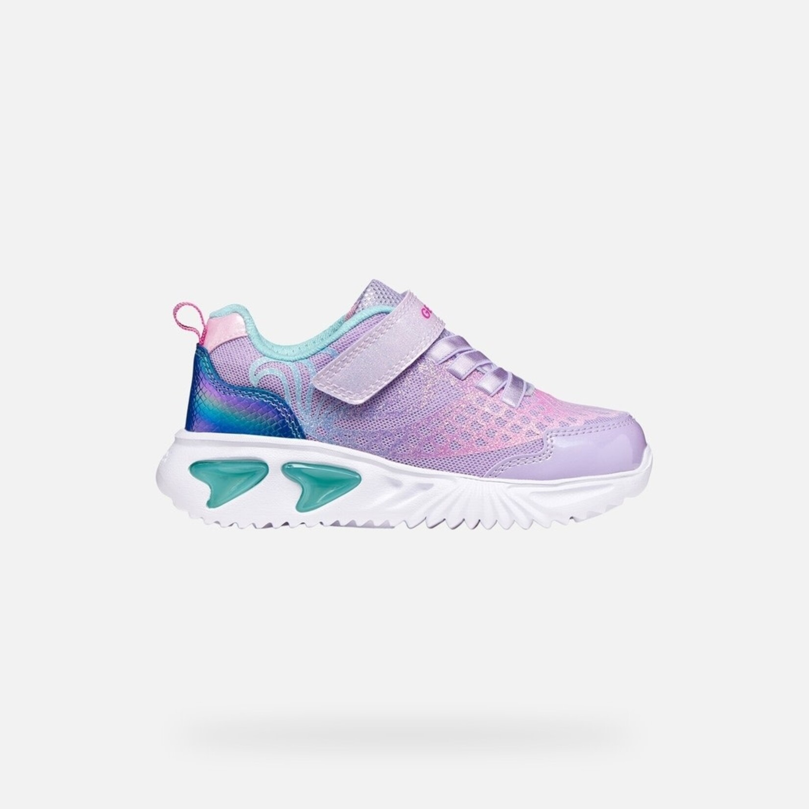 Geox GEOX - Sports shoes with lights 'J. Assister - Lilac/Watersea'