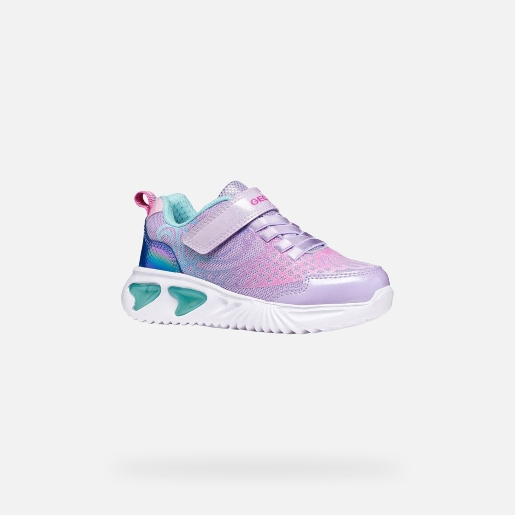 Geox GEOX - Chaussures de sport avec lumières 'J. Assister - Lilac/Watersea'