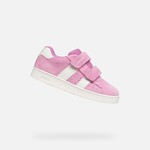 Geox GEOX - Chaussures roses à bandes blanches 'Eclyper - Dk Pink /White'