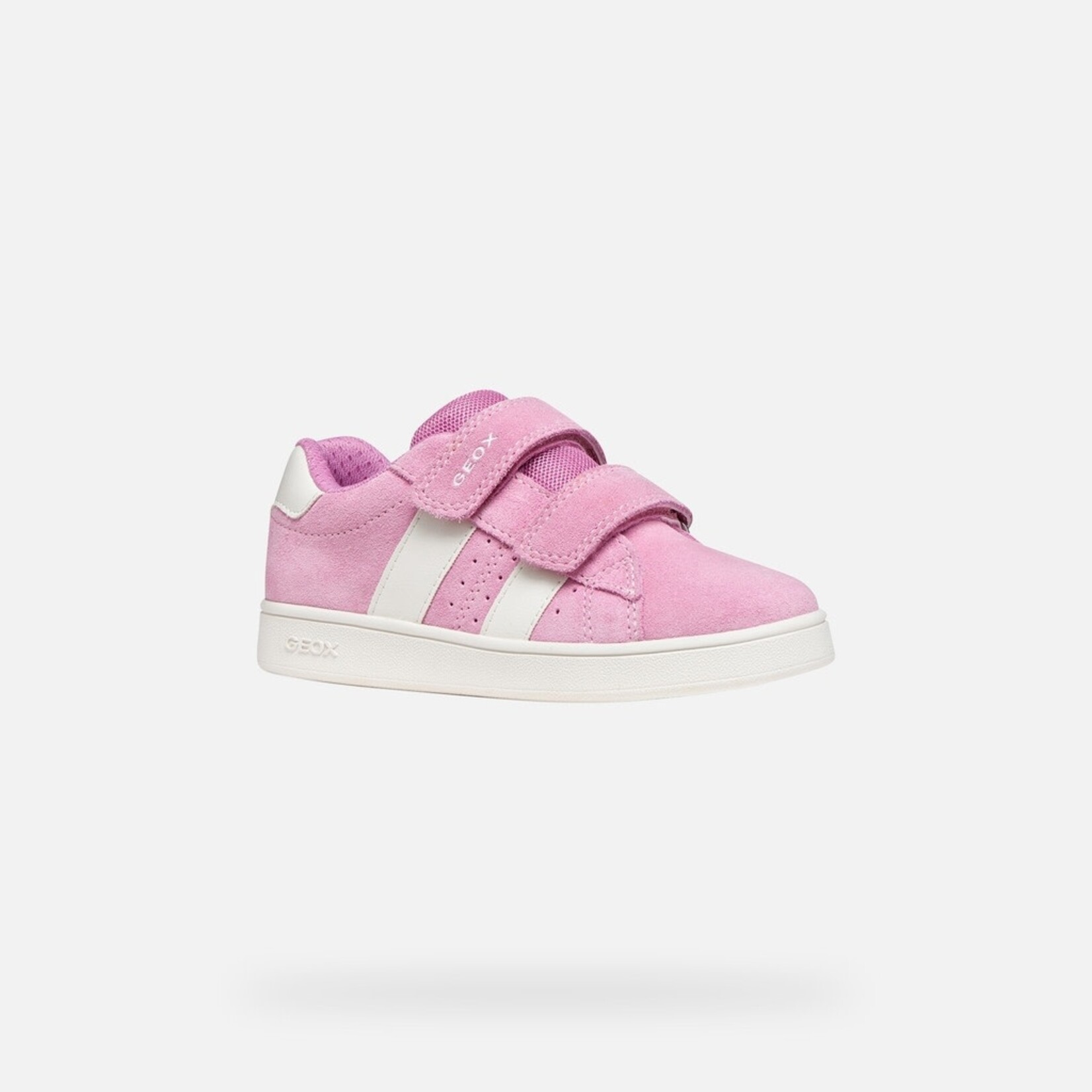 Geox GEOX - Chaussures roses à bandes blanches 'Eclyper - Dk Pink /White'