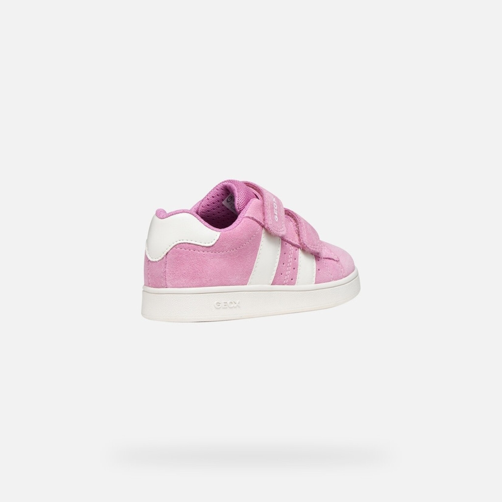 Geox GEOX - Chaussures roses à bandes blanches 'Eclyper - Dk Pink /White'