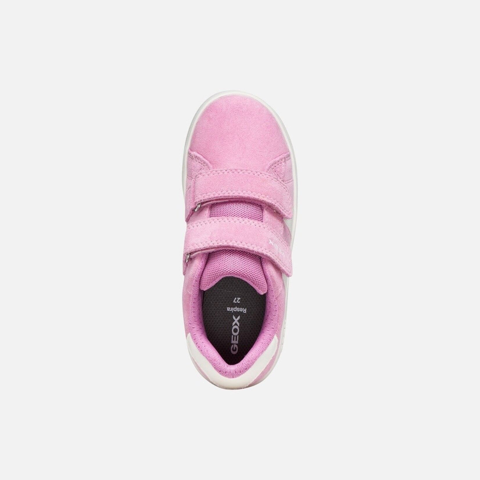 Geox GEOX - Chaussures roses à bandes blanches 'Eclyper - Dk Pink /White'