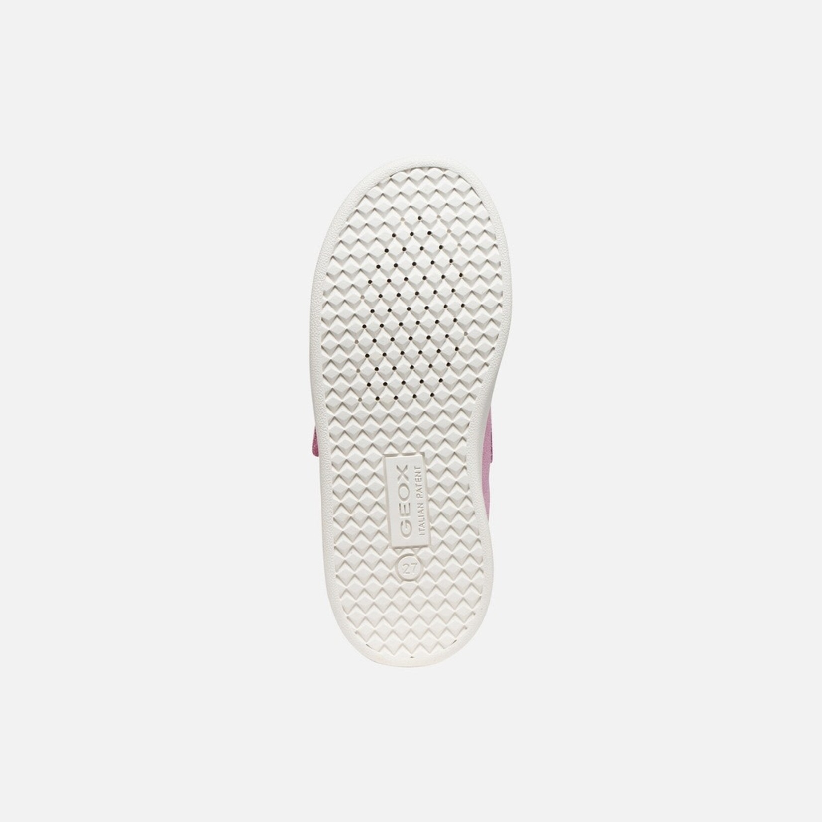Geox GEOX - Chaussures roses à bandes blanches 'Eclyper - Dk Pink /White'