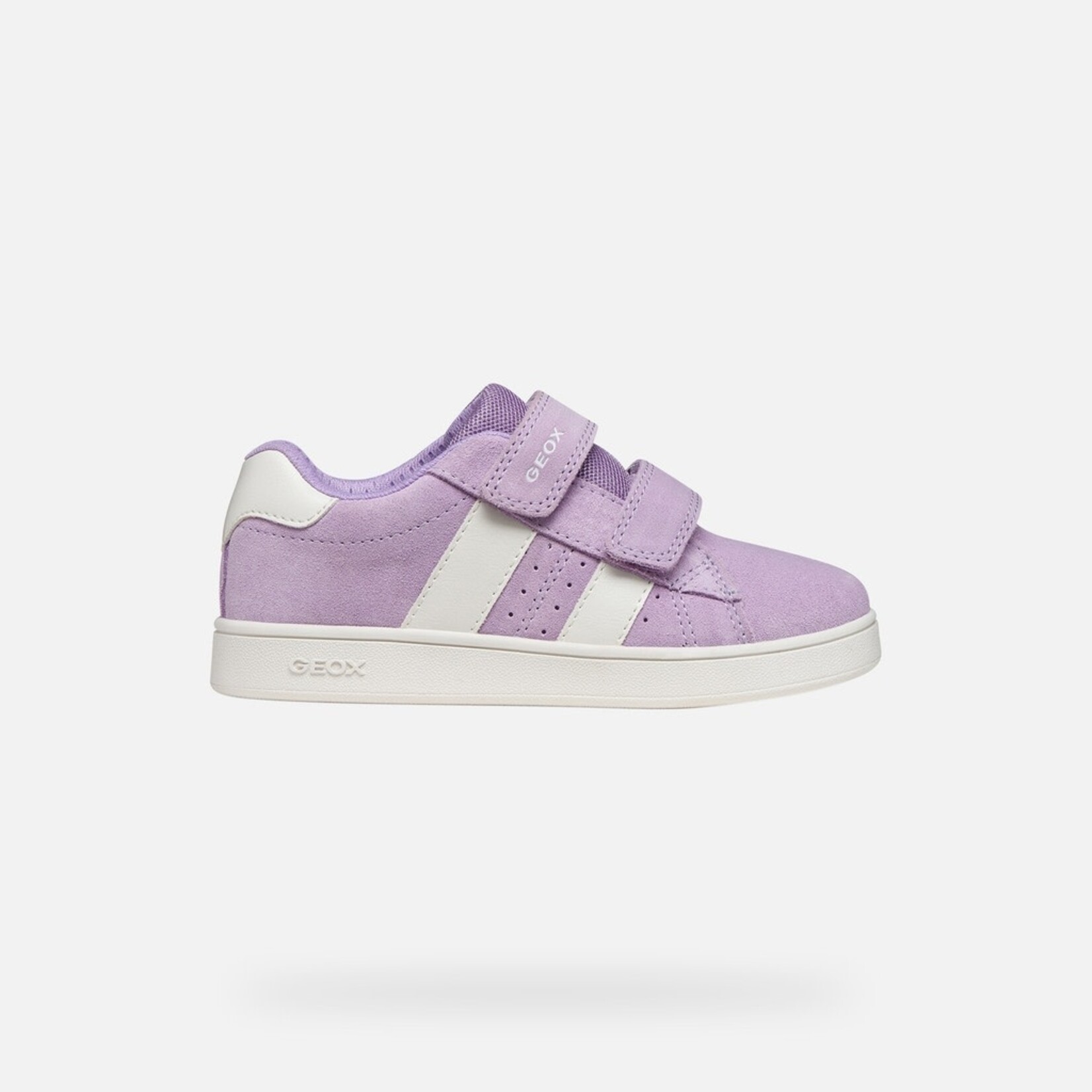 Geox GEOX - Lavender Sneakers with White Bands 'Eclyper - Lavender/White'