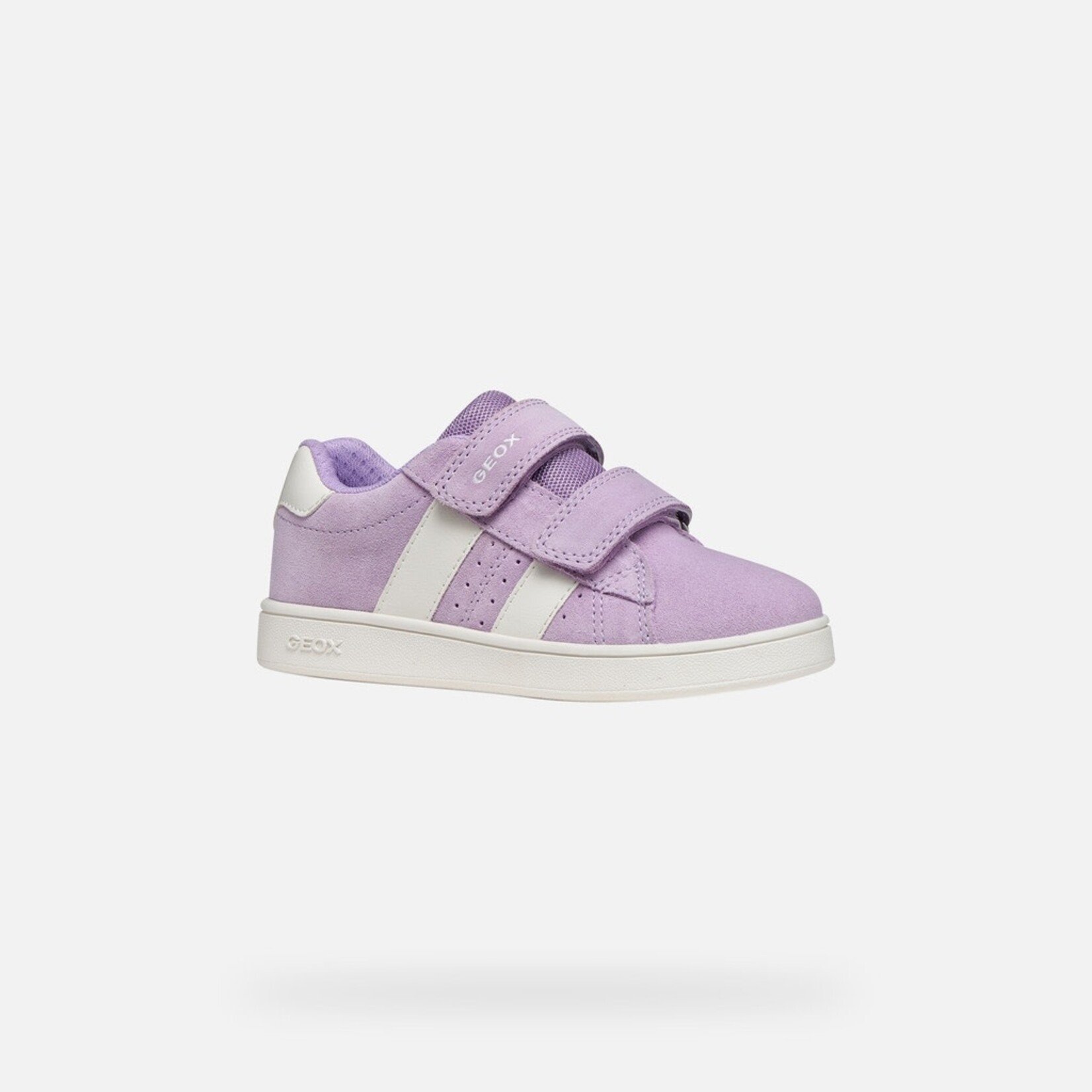 Geox GEOX - Chaussures lavandes à bandes blanches 'Eclyper - Lavender/White'