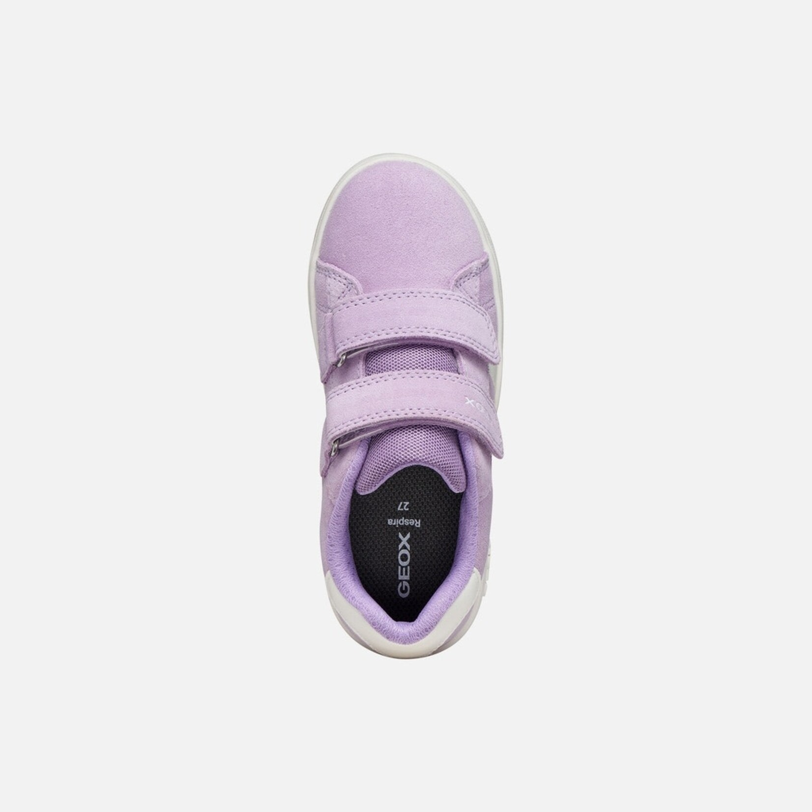 Geox GEOX - Lavender Sneakers with White Bands 'Eclyper - Lavender/White'
