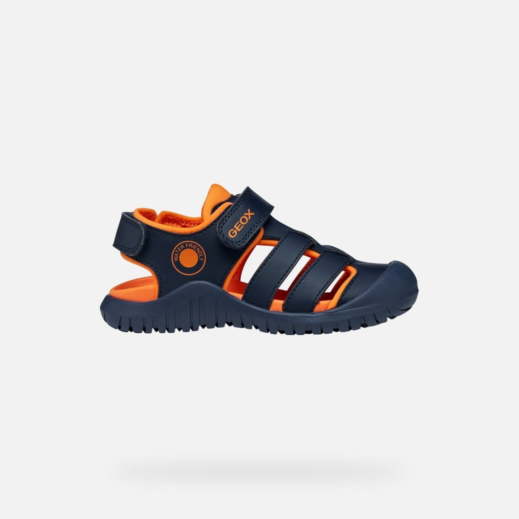 Geox GEOX - Sandales à orteils fermés 'J S.  Fusbetto Pro - Navy/Orange'