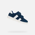 Geox GEOX - Navy Sneakers with White Bands 'Eclyper - Navy/White'