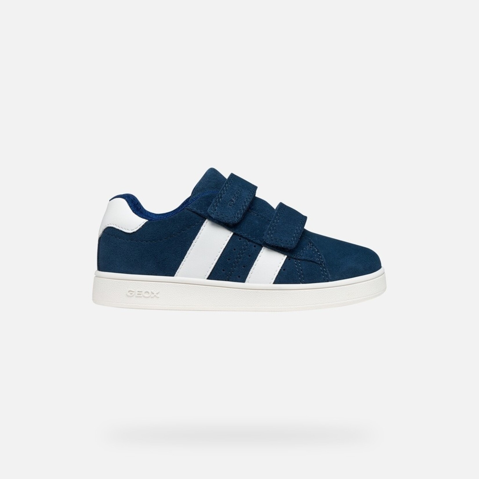 Geox GEOX - Navy Sneakers with White Bands 'Eclyper - Navy/White'