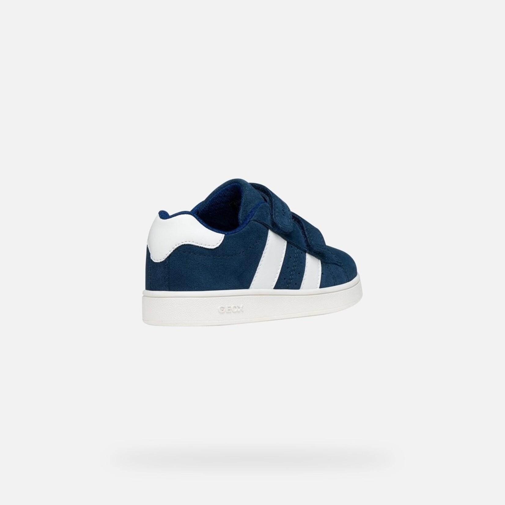 Geox GEOX - Chaussures bleu marine à bandes blanches 'Eclyper - Navy/White'