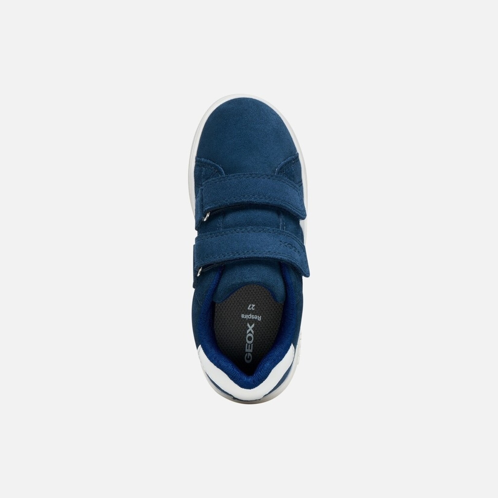 Geox GEOX - Navy Sneakers with White Bands 'Eclyper - Navy/White'