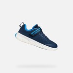 Geox GEOX - Baskets en toile 'J Foot-Run - Navy/Azure'