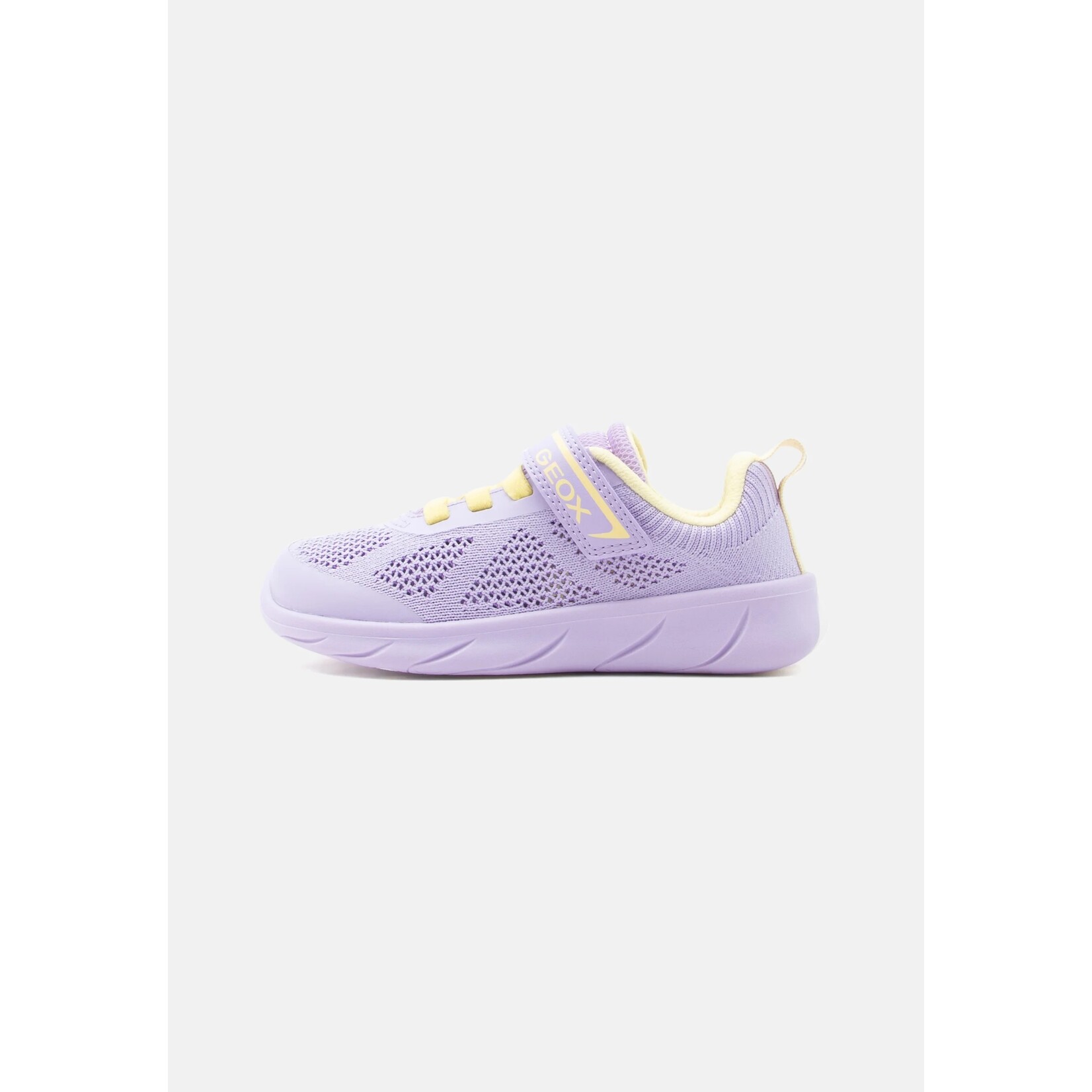 Geox GEOX - Canvas sneakers 'J Foot-Run - Lilac / Light yellow'