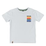 Nanö NANÖ - Pale blue T-shirt with 'All Terrain' mountain bike print