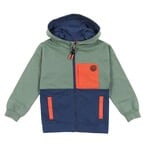 Nanö NANÖ - Veste à capuchon vert, bleu marin et orange 'Tout terrain'